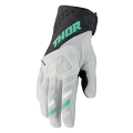Gants Thor spectrum femme noir/menthe | Oxmoto