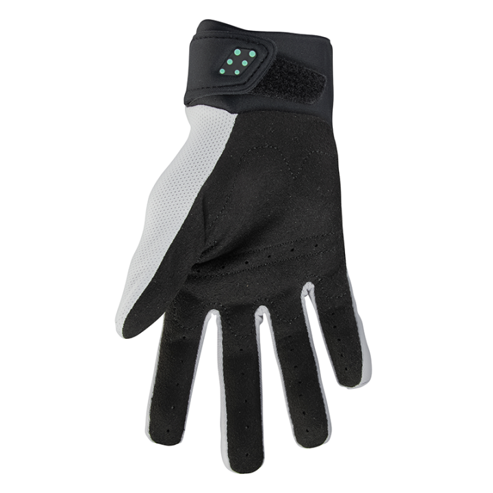 Gants Thor spectrum femme noir/menthe | Oxmoto