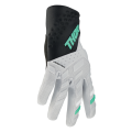 Gants Thor spectrum femme noir/menthe | Oxmoto
