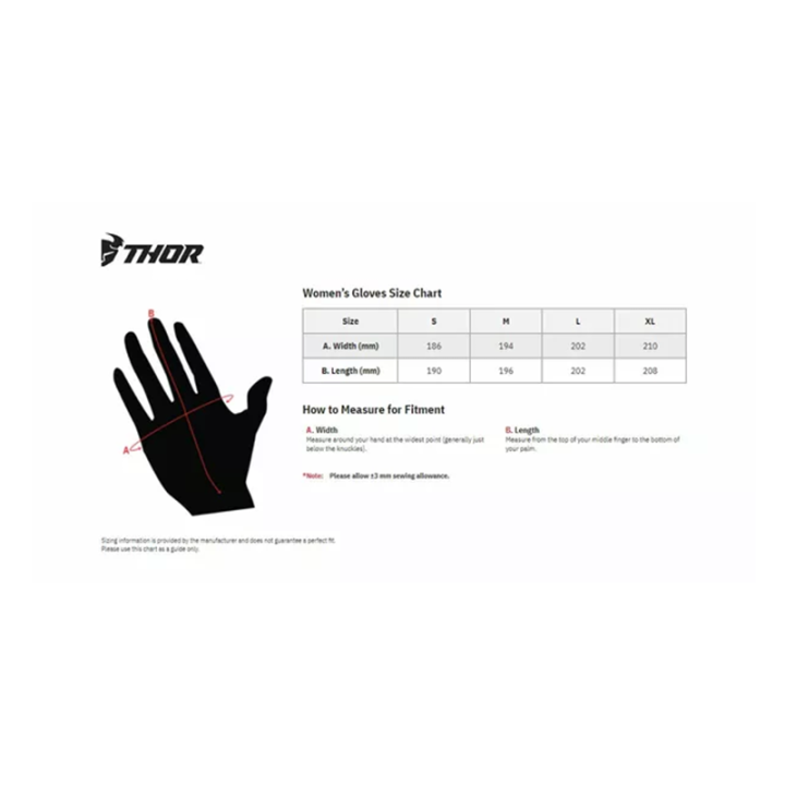 Gants Thor spectrum femme noir/blanc | Oxmoto