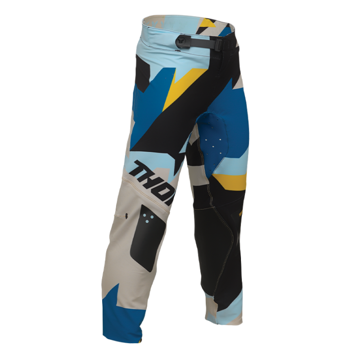 Pantalon enfant Thor sportmode brave bleu 2025 | Oxmoto
