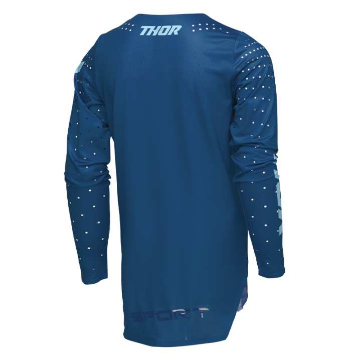 Maillot enfant Thor sportmode brave bleu 2025 | Oxmoto