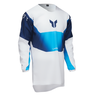 Maillot enfant Thor launchmode storm blanc 2025 | Oxmoto