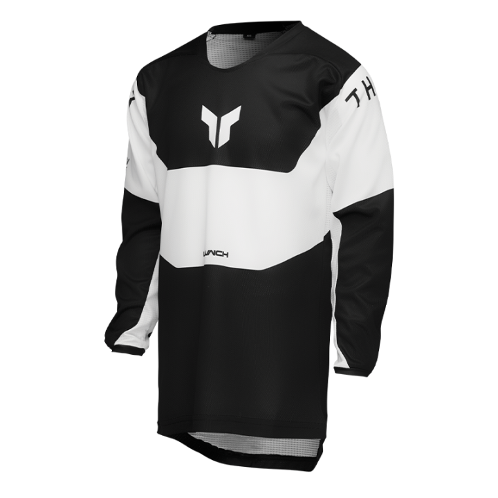 Maillot enfant Thor launchmode storm noir 2025 | Oxmoto