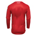 Maillot enfant Thor sector minimal rouge 2025 | Oxmoto