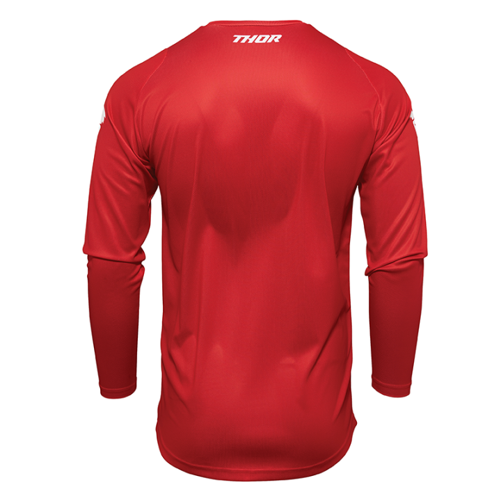 Maillot enfant Thor sector minimal rouge 2025 | Oxmoto
