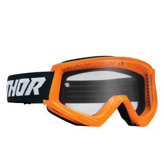 Lunettes Thor combat orange fluo/noir 2025 | Oxmoto