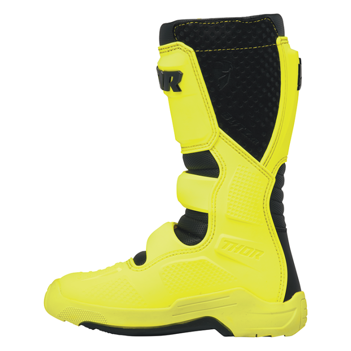 Bottes enfant Thor blitz xr acide/noir 2025 | Oxmoto