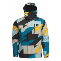 Veste Thor tour heavyweight brave bleu/jaune 2025 | Oxmoto