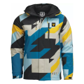 Veste Thor tour heavyweight brave bleu/jaune 2025 | Oxmoto