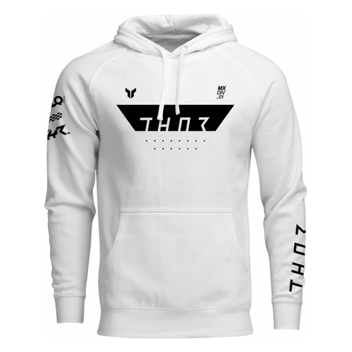 Sweet à capuche Thor rogue blanc 2025 | Oxmoto