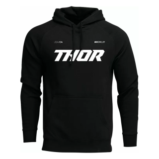 Sweet à capuche Thor brave noir 2025 | Oxmoto