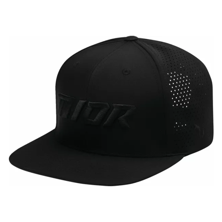 Casquette Thor corp noir 2025 | Oxmoto
