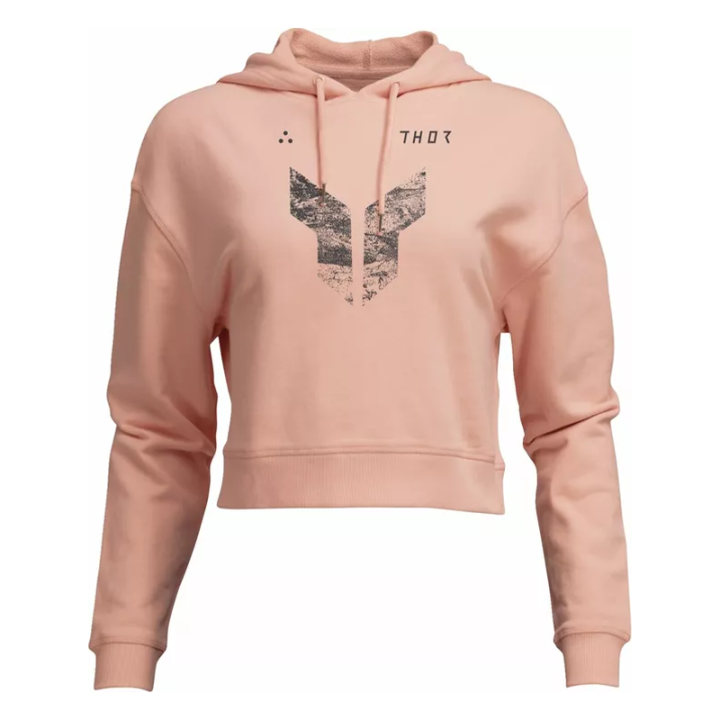 Sweet à capuche femme Thor iconic rose 2025 | Oxmoto