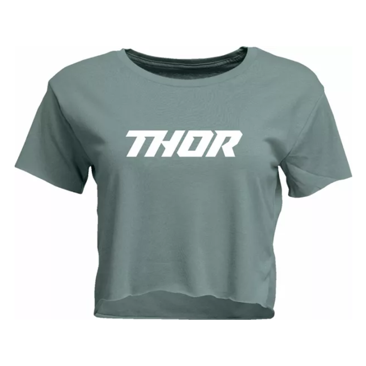 Crop top femme Thor corp minéral 2025 | Oxmoto