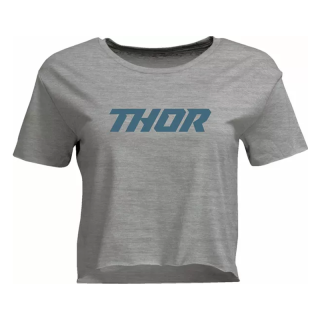 Crop top femme Thor corp gris bruyère 2025 | Oxmoto