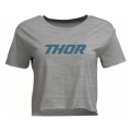 Crop top femme Thor corp gris bruyère 2025 | Oxmoto
