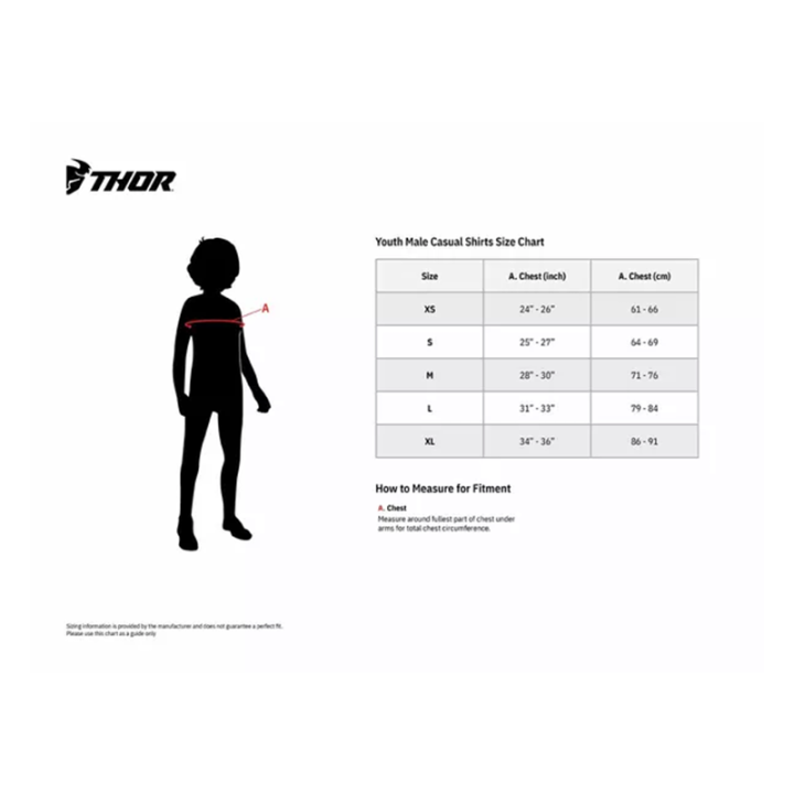 T-shirt enfant Thor brave navy 2025 | Oxmoto