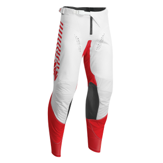 Pantalon Thor hallman differ blanc/rouge 2025 | Oxmoto