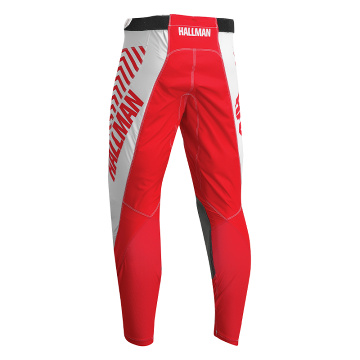 Pantalon Thor hallman differ blanc/rouge 2025 | Oxmoto
