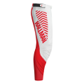 Pantalon Thor hallman differ blanc/rouge 2025 | Oxmoto