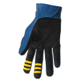 Gants Thor hallman mainstay bleu navy/citron 2025 | Oxmoto