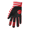 Gants Thor hallman mainstay slice blanc/rouge 2025 | Oxmoto