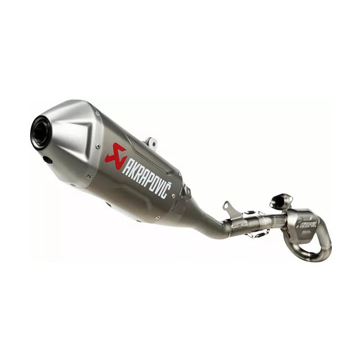 Ligne complète d'échappement Akrapovic evo titane Kawasaki 450 kx 2024