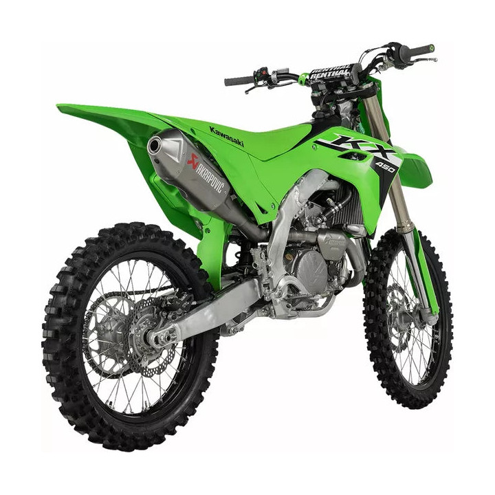 Ligne complète d'échappement Akrapovic evo titane Kawasaki 450 kx 2024