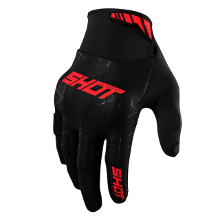 Gants SHOT drift spider rouge 2026 | Oxmoto