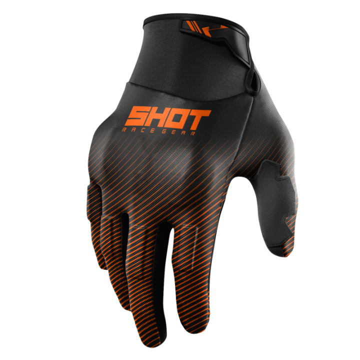 Gants SHOT drift rim orange 2026 | Oxmoto