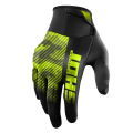 Gants SHOT drift tactic jaune fluo 2026 | Oxmoto