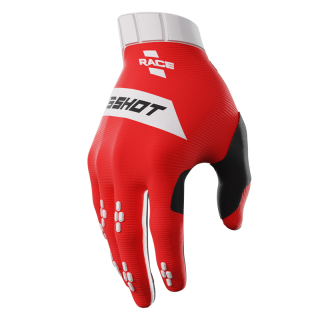 Gants enfant SHOT race rouge 2025 | Oxmoto