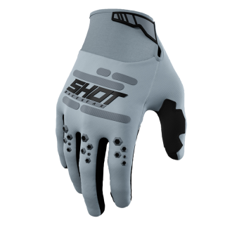 Gants SHOT vision gris 2025 | Oxmoto