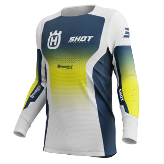 Maillot SHOT aerolite hva bleu 2025 | Oxmoto