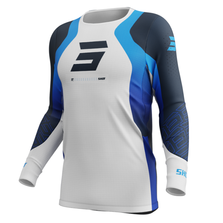 Maillot SHOT aerolite ultra bleu 2025 | Oxmoto