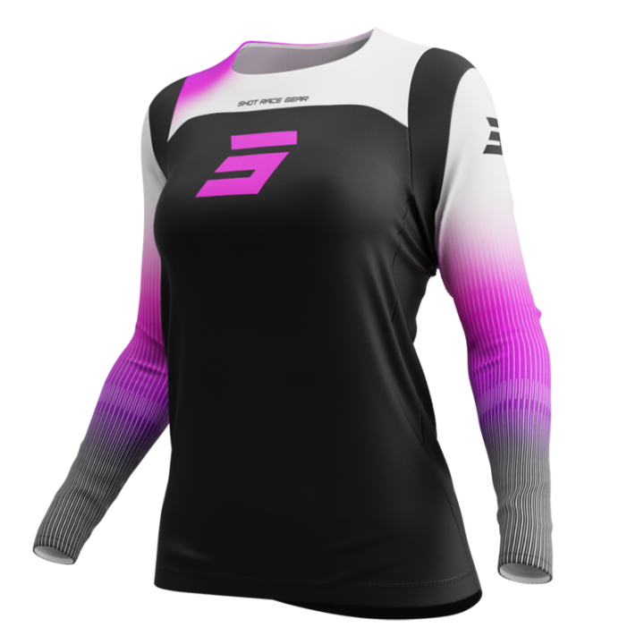 Maillot SHOT contact hera rose 2025 | Oxmoto