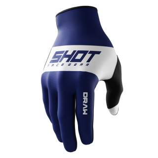 Gants enfant SHOT draw sky bleu 2026 | Oxmoto