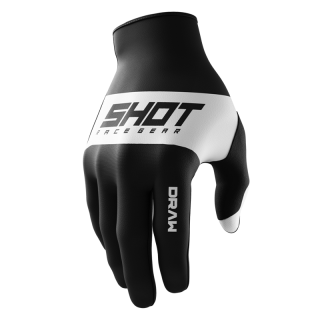 Gants enfant SHOT draw sky noir 2026 | Oxmoto