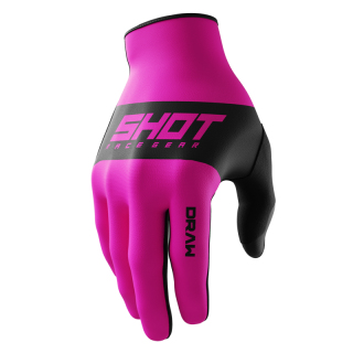 Gants enfant SHOT draw sky rose 2026 | Oxmoto