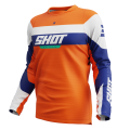Maillot SHOT devo league orange 2025 | Oxmoto