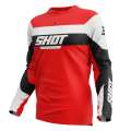 Maillot SHOT devo league rouge 2025 | Oxmoto