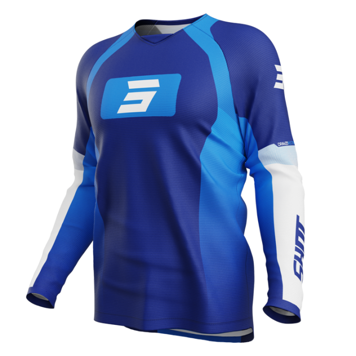 Maillot SHOT draw instinct bleu 2025 | Oxmoto