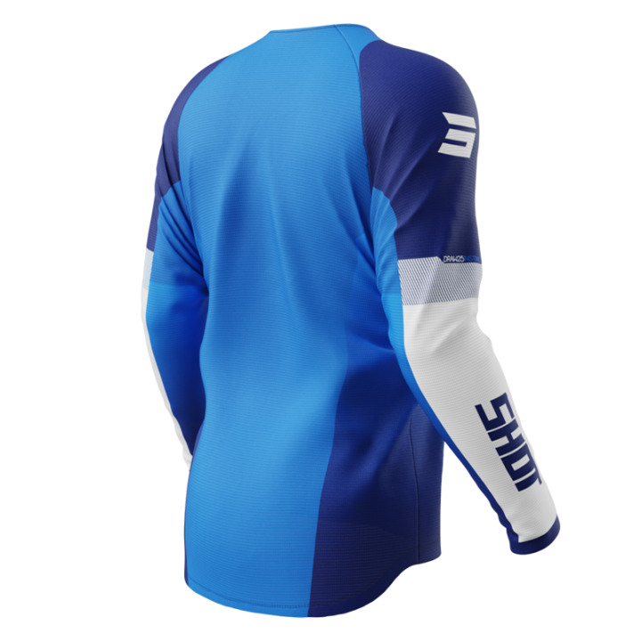 Maillot SHOT draw instinct bleu 2025 | Oxmoto