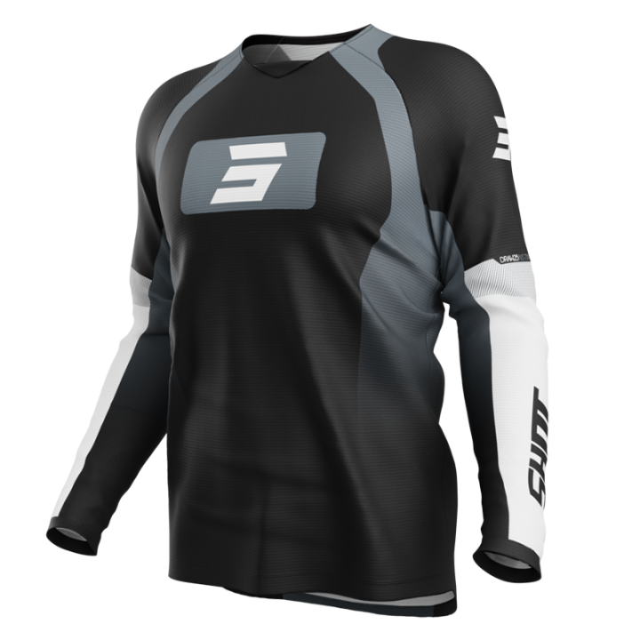 Maillot SHOT draw instinct gris 2025 | Oxmoto