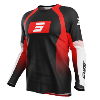 Maillot SHOT draw instinct rouge 2025 | Oxmoto