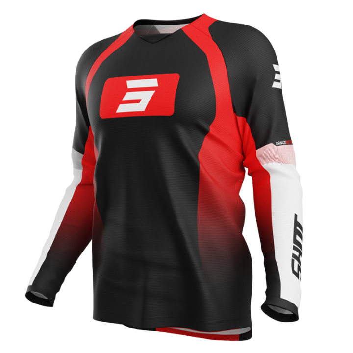 Maillot SHOT draw instinct rouge 2025 | Oxmoto