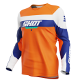 Maillot enfant SHOT draw league orange 2025 | Oxmoto