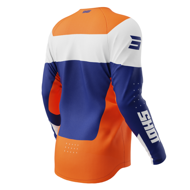 Maillot enfant SHOT draw league orange 2025 | Oxmoto