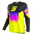 Maillot enfant SHOT draw x-trem jaune fluo 2025 | Oxmoto
